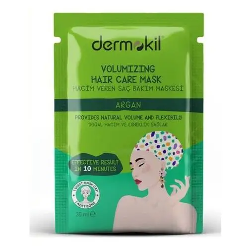 Stem hair care zwiększająca objętość maska do włosów w formie czepka argan 35ml Dermokil
