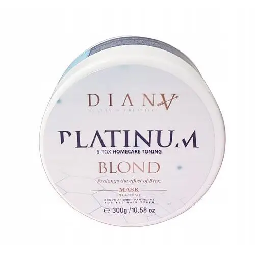 Diana Beauty Platinum Home Care maska do włosów blond po keratynie 300ml