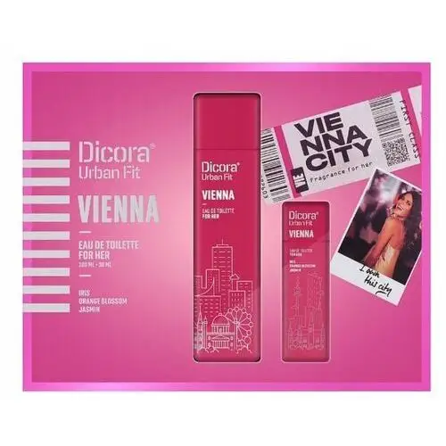 Dicora Urban Fit Zestaw podarunkowy Vienna dla niej 100ml+30ml