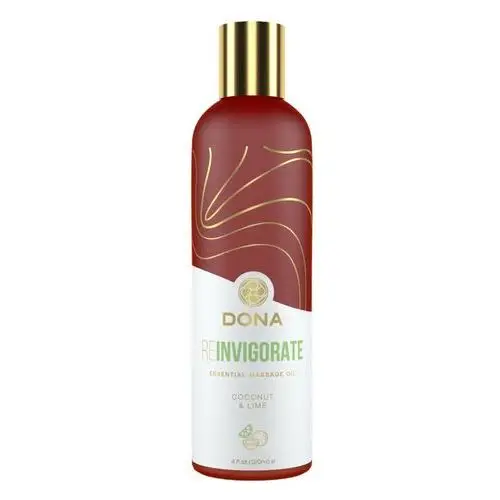 Dona Reinvigorate - wegański olejek do masażu - limonka kokosowa (120ml)