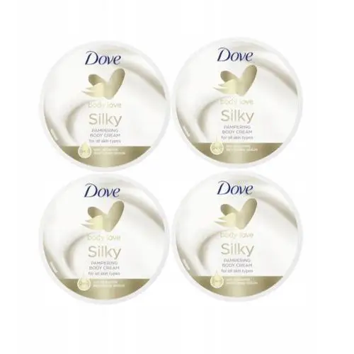 Dove Body Love Silky Krem Nawilżający 4 x 300ml