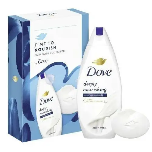 Deeply nourishing women gift set ( shower gel 250 ml + solid soap 90 g ) Dove