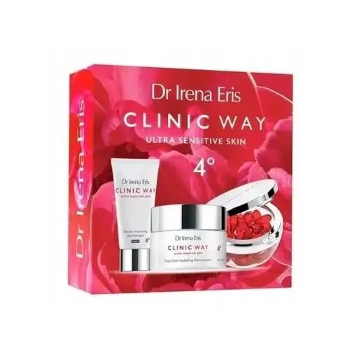 Clinic way 4° krem na dzień 50ml + krem na noc 30ml + dermokapsułki x 30 sztuk Dr irena eris