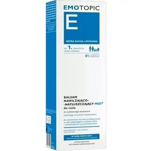 Emotopic balsam nawilżająco-natłuszczający med+ do ciała 400ml Dr irena eris