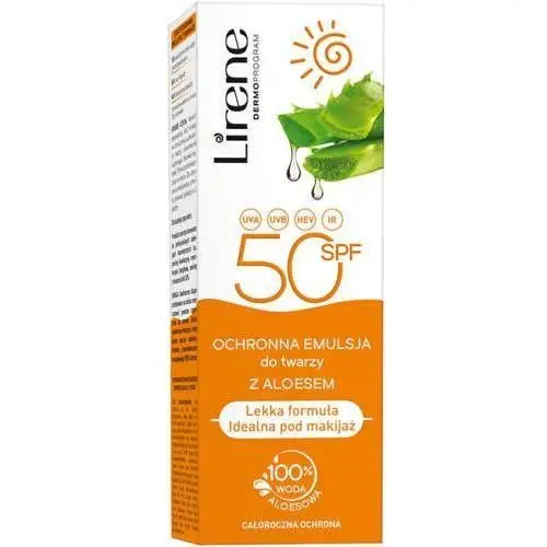 Lirene emulsja do twarzy z aloesem spf50 50ml Dr irena eris