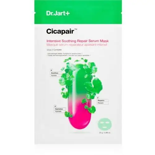 Dr. Jart+ Cicapair™ Intensive Soothing Repair Serum Mask maseczka w płachcie o działaniu nawilżającym i łagodzącym 25 g