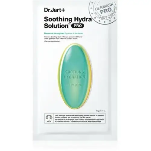 Dr. jart+ soothing hydra solution™ intensive soothing mask regenerująco-nawilżająca maseczka do twarzy 26 g