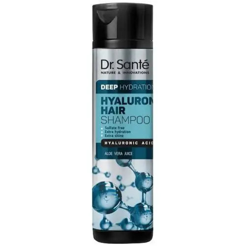 Hyaluron hair shampoo nawilżający szampon do włosów z kwasem hialuronowym 250ml Dr sante