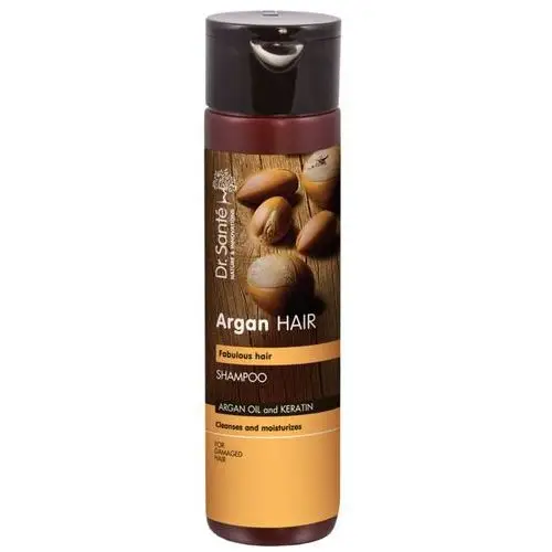 Nawilżający szampon do włosów z olejem arganowym i keratyną 250 ml Dr Sante