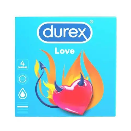 Condom love - prezerwatywa easy-on (4 sztuki) Durex