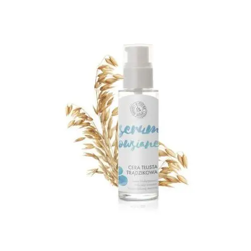 NATURALNE SERUM HIALURONOWE CERA TŁUSTA, MOCZNIK, KWAS MLEKOWY, MLECZKO OWSIANE 30ML