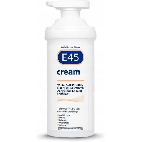 E45 Cream krem biała parafina łuszczyca, egzema, Łzs 500g