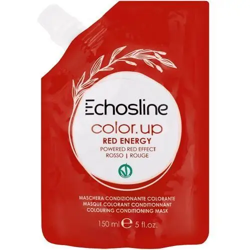 Echosline color up colouring conditioning mask - maska koloryzująca do włosów, 150ml red energy