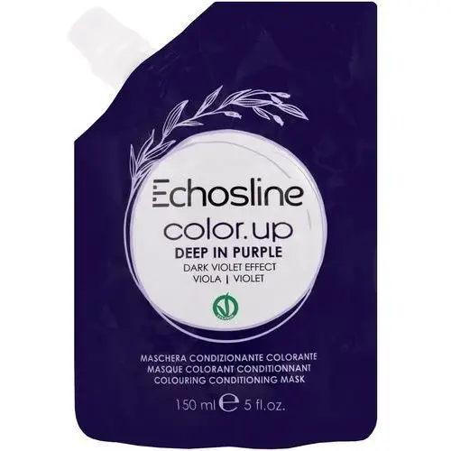 Echosline color up colouring conditioning mask - maska koloryzująca do włosów, 150ml deep in purple