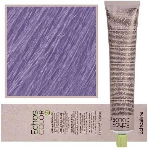 Echosline echos color colouring cream - wegańska farba do włosów, 100ml wisteria