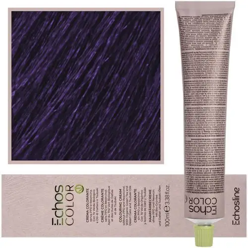 Echos color colouring cream - wegańska farba do włosów, 100ml violet