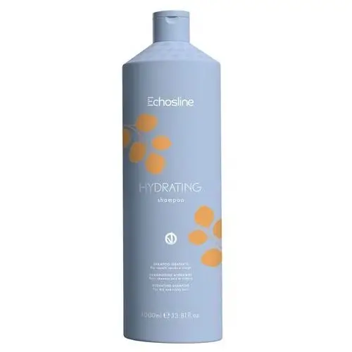 Hydrating, szampon do włosów farbowanych i po zabiegach, 1000ml Echosline