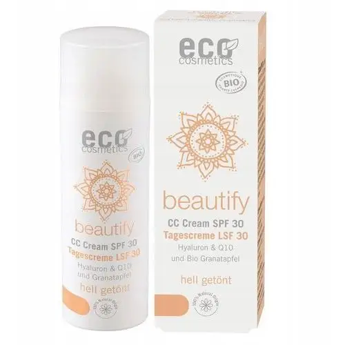 Eco cosmetics Krem CC jasny Spf 30 50 ml Eco