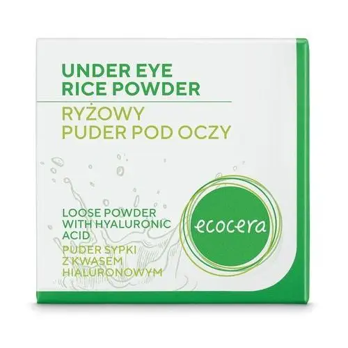 Puder pod oczy ryżowy rozświetlający Ecocera,75