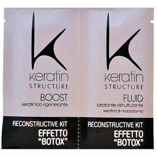 Edelstein keratin structure reconstructive kit effetto botox kuracja keratynowa na szybko z efektem botoksu