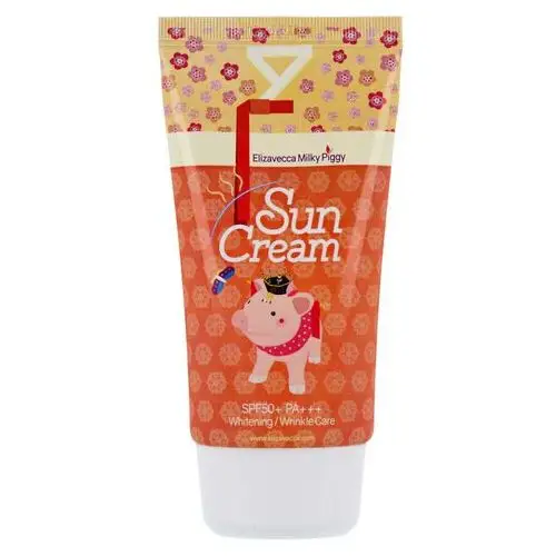 Elizavecca milky piggy sun cream spf 50+/pa+++ - krem z filtrem przeciwsłonecznym 50ml