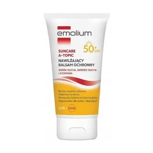 Emolium A-topic Suncare nawilżający balsam ochronny SPF50 do opalania 150ml