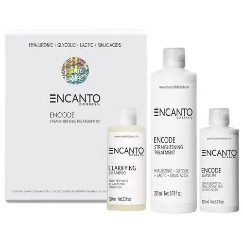 Encanto Encode Straightening Treatment Kit - zestaw do keratynowego prostowani włosów