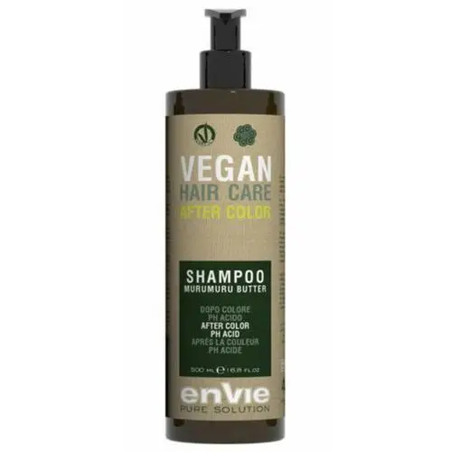Vegan after color ph acid shampoo wegański szampon do włosów farbowanych Envie