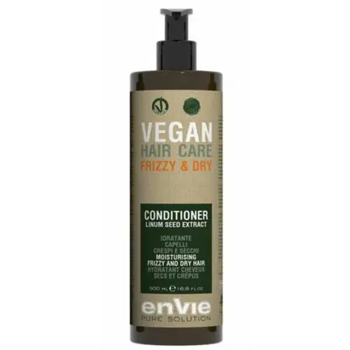 Envie VEGAN MOISTURISING FRIZZY AND DRY HAIR CONDITIONER Wegańska odżywka nawilżająca do włosów suchych, puszących się i kręconych