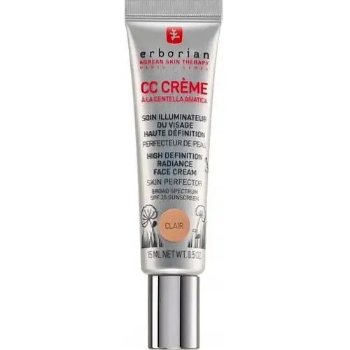 Erborian CC Crème Centella Asiatica 15 ML Krem Rozjaśniający SPF25 Clair