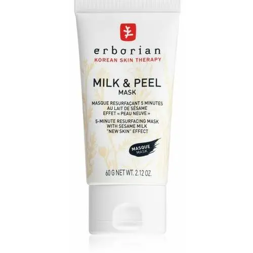 Erborian Milk & Peel maseczka złuszczająca dla efektu rozjaśnienia i wygładzenia skóry 60 g, 501921