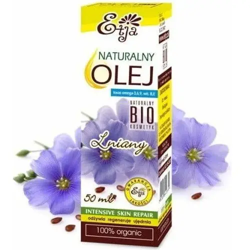 Naturalny olej lniany bio,1