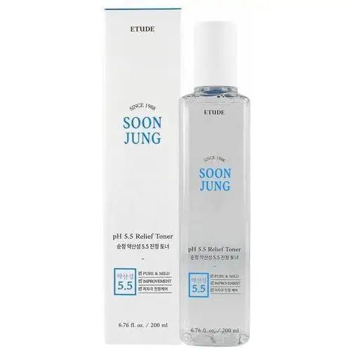 Etude House - SoonJung pH 5.5 Relief Toner, 200ml - łagodzący tonik do twarzy