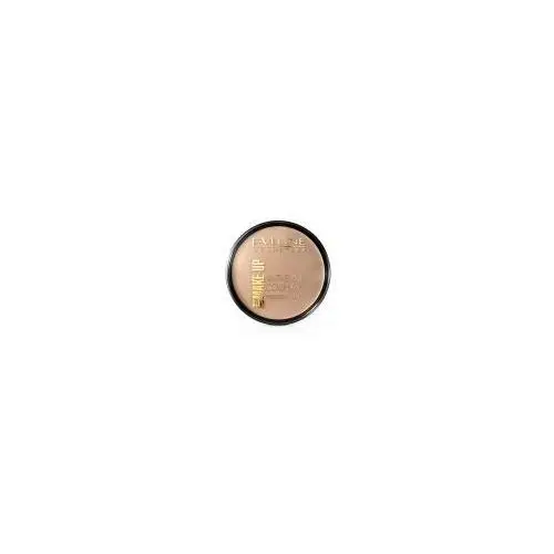 Eveline cosmetics Art make-up anti-shine complex pressed powder matujący puder mineralny z jedwabiem 35 golden beige