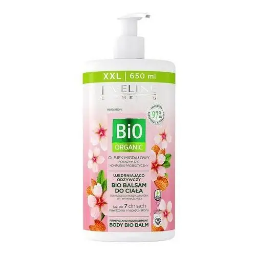 Eveline Cosmetics Bio Organic Ujędrniająco-odżywczy balsam do ciała z olejkiem migdałowym koerperfluid 650.0 ml