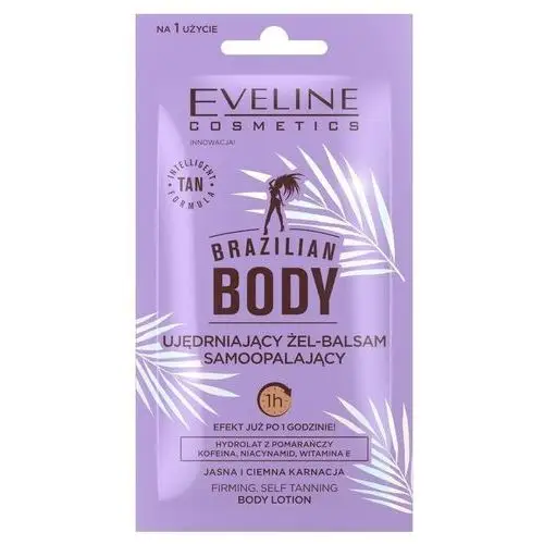 Eveline Cosmetics Brazilian Body Ujędrniający żel-balsam samoopalający selbstbraeuner 12.0 ml