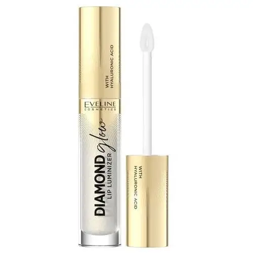 Eveline cosmetics diamond glow lip luminizer błyszczyk z kwasem hialuronowym lipgloss 4.0 ml