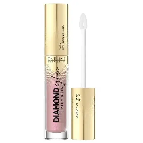 Eveline cosmetics diamond glow lip luminizer błyszczyk z kwasem hialuronowym lipgloss 4.0 ml