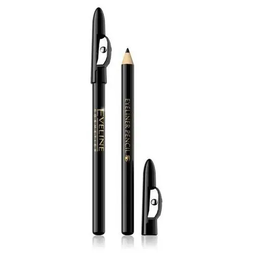 Eyeliner pencil - kredka do oczu z temperówką - black Eveline cosmetics