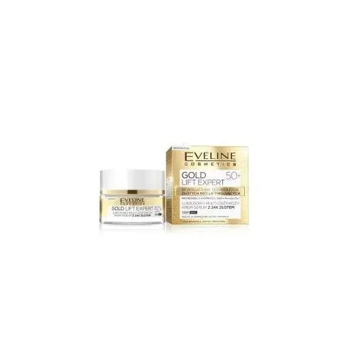 Eveline Cosmetics Gold Lift Expert 50+ luksusowy multi-odżywczy krem-serum z 24k złotem dzień/noc 50 ml
