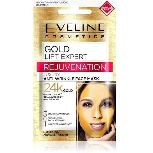 Eveline Cosmetics Gold Lift Expert Luksusowa maseczka przeciwzmarszczkowa antiaging_pflege 7.0 ml