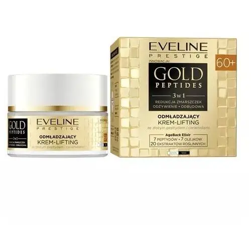 Eveline cosmetics gold peptides odmładzający krem-lifting 60+, 50 ml