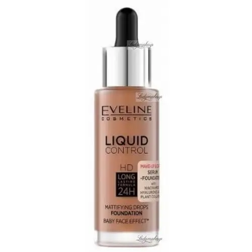 Eveline Cosmetics - Liquid Control - Mattifying Drops Foundation - Podkład z niacynamidem w dropperze - 30 ml - 065 TOFFEE