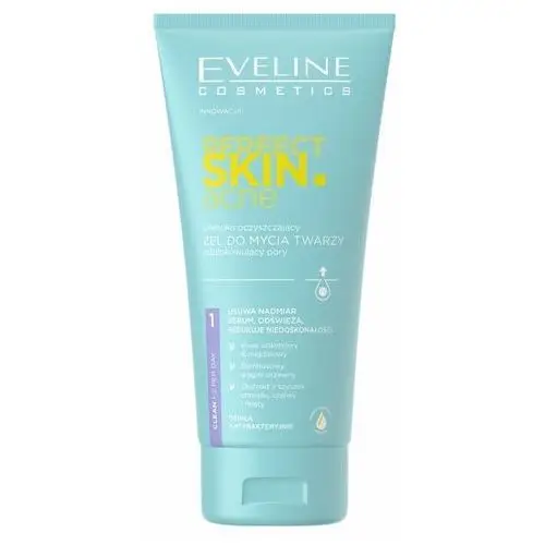 Eveline Cosmetics Perfect Skin.acne Głęboko oczyszczający żel do mycia twarzy odblokowujący pory gesichtsgel 150.0 ml,1