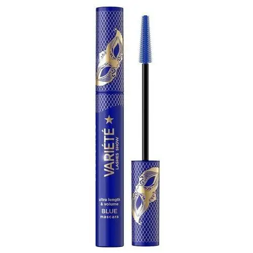 Eveline cosmetics - variete - lashes show - ultra length & volume mascara - wydłużająco-pogrubiający tusz do rzęs - blue - 9 ml