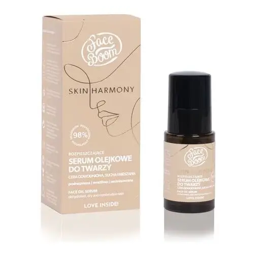 Face boom skin harmony rozpieszczające serum olejkowe do twarzy - cera odwodniona,sucha i mieszana 15ml Faceboom