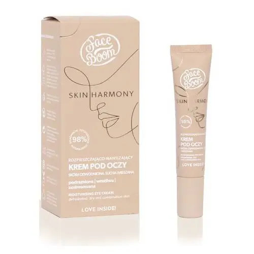 Faceboom Face boom skin harmony rozpieszczająco-nawilżający krem pod oczy - cera odwodniona,sucha i mieszana 15ml