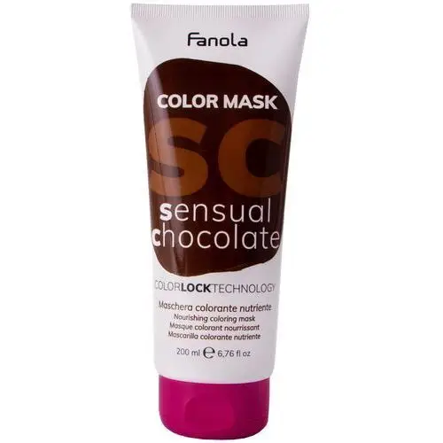 Fanola Color Mask - maska koloryzująca do włosów, różne kolory 200ml Sensual Chocolate