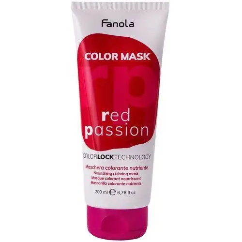 Fanola Color Mask - maska koloryzująca do włosów, różne kolory 200ml Red Passion