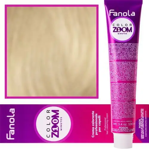 Fanola color zoom krem do farbowania włosów cała paleta 100 ml 10.0 platynowy blond